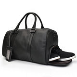 The Endre Weekender | Vintage Leather Duffle Bag from STEEL HORSE LEATHER