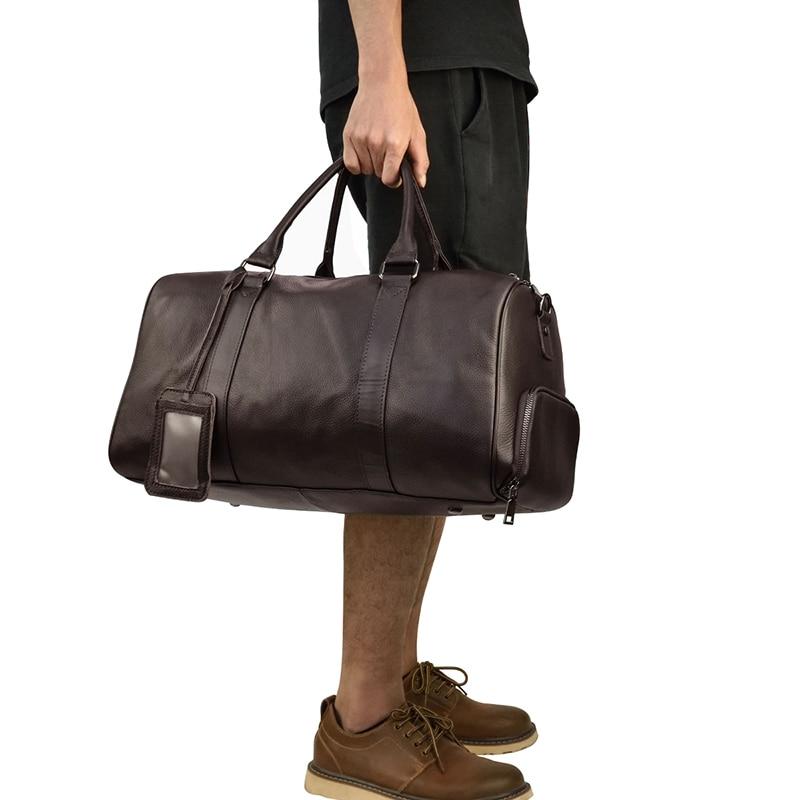 The Endre Weekender | Vintage Leather Duffle Bag from STEEL HORSE LEATHER