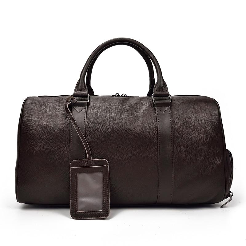 The Endre Weekender | Vintage Leather Duffle Bag from STEEL HORSE LEATHER