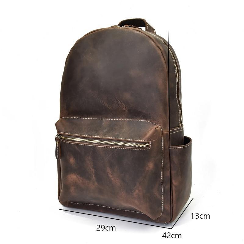 The Calder Backpack | Handcrafted Leather Backpack from STEEL HORSE LEATHER