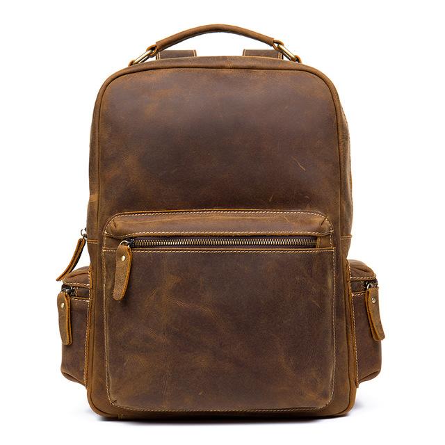 The Langley Backpack | Genuine Vintage Leather Backpack from STEEL HORSE LEATHER