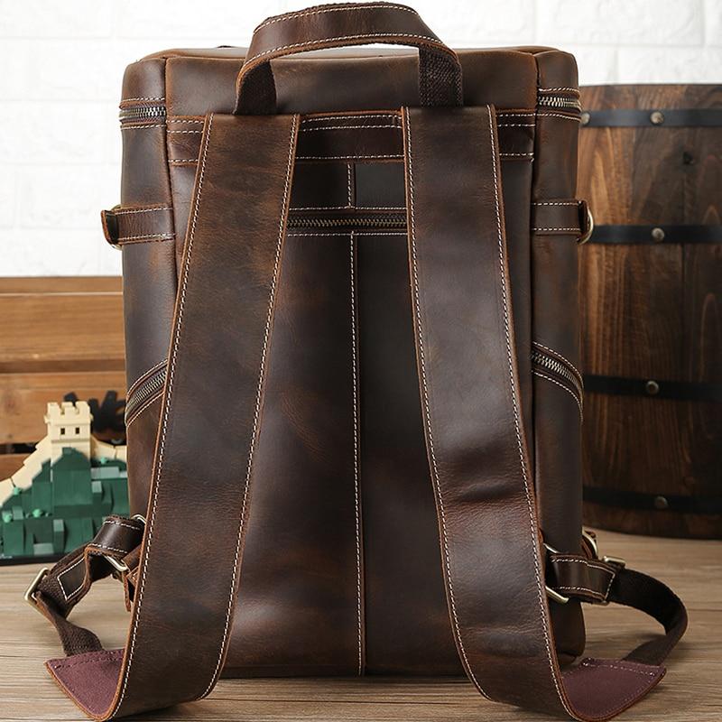 The Raoul Backpack | Handmade Vintage Leather Backpack from STEEL HORSE LEATHER