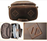 The Raoul Backpack | Handmade Vintage Leather Backpack from STEEL HORSE LEATHER