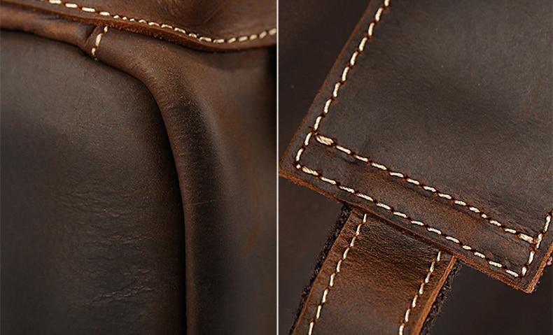 The Raoul Backpack | Handmade Vintage Leather Backpack from STEEL HORSE LEATHER