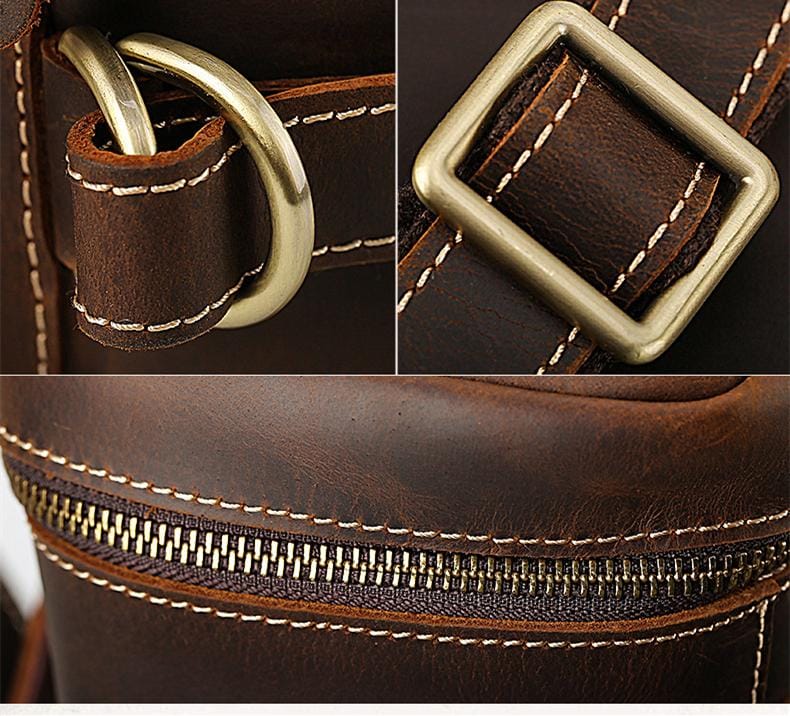 The Raoul Backpack | Handmade Vintage Leather Backpack from STEEL HORSE LEATHER