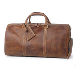The Dagny Weekender | Large Leather Duffle Bag from STEEL HORSE LEATHER
