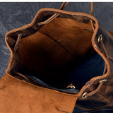 The Olaf Rucksack | Vintage Leather Travel Backpack from STEEL HORSE LEATHER