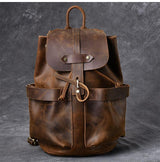 The Olaf Rucksack | Vintage Leather Travel Backpack from STEEL HORSE LEATHER