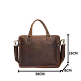 The Viggo Briefcase | Genuine Leather Messenger Bag from STEEL HORSE LEATHER