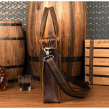 The Viggo Briefcase | Genuine Leather Messenger Bag from STEEL HORSE LEATHER