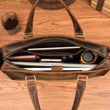 The Viggo Briefcase | Genuine Leather Messenger Bag from STEEL HORSE LEATHER