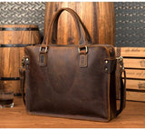 The Viggo Briefcase | Genuine Leather Messenger Bag from STEEL HORSE LEATHER