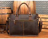 The Viggo Briefcase | Genuine Leather Messenger Bag from STEEL HORSE LEATHER