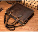 The Viggo Briefcase | Genuine Leather Messenger Bag from STEEL HORSE LEATHER