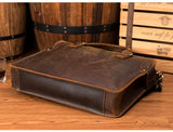 The Viggo Briefcase | Genuine Leather Messenger Bag from STEEL HORSE LEATHER