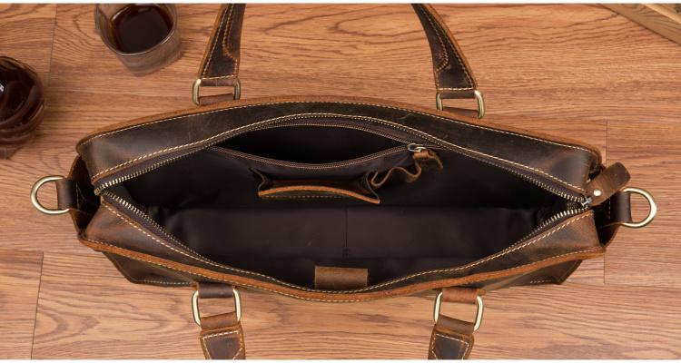 The Viggo Briefcase | Genuine Leather Messenger Bag from STEEL HORSE LEATHER