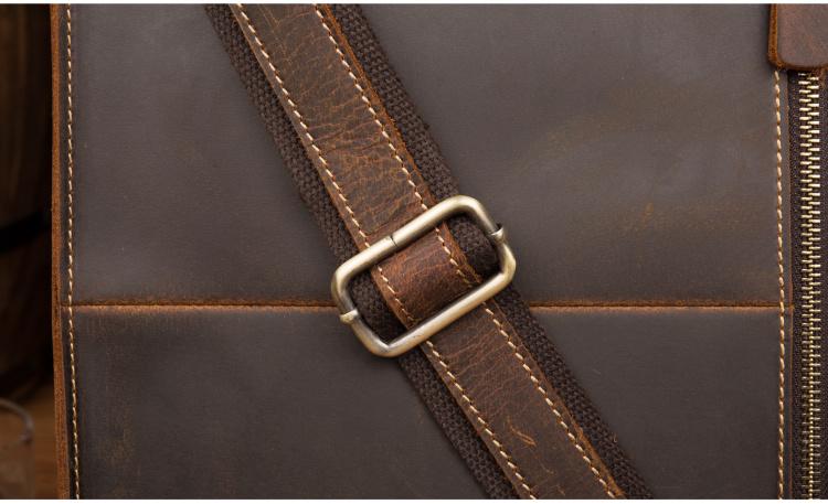 The Viggo Briefcase | Genuine Leather Messenger Bag from STEEL HORSE LEATHER