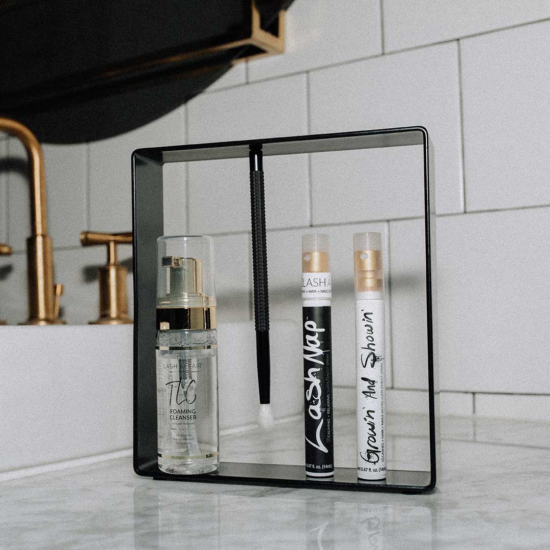 One Night Stand Magnetic Cleansing Brush Stand | Product Organizer | Brush Included From Lash Affair