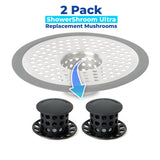 REPLACEMENT MINI MUSHROOM 2-PACK FOR SHOWERSHROOM ULTRA from TubShroom.com