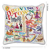 Provincetown Hand-Embroidered Pillow from Quirks!