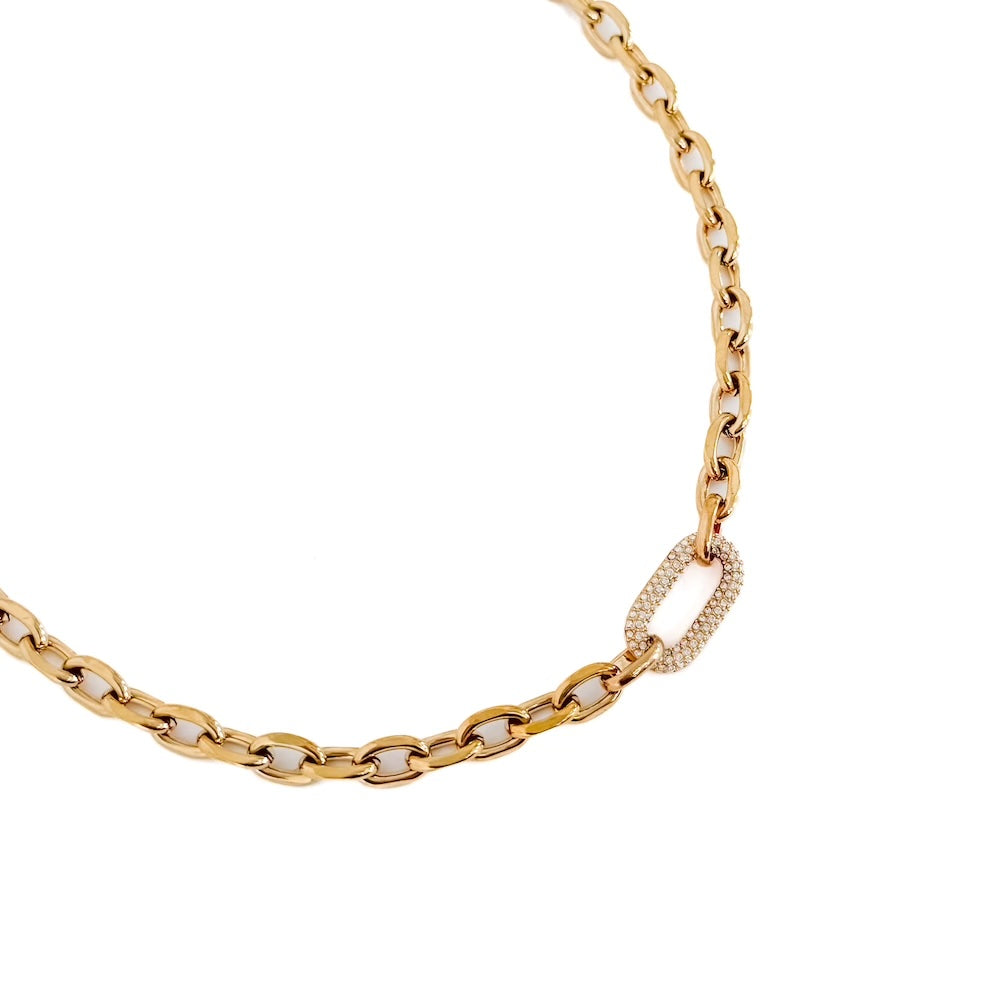 Michaela Diamond Chain Necklace - WATERPROOF from Pretty Simple