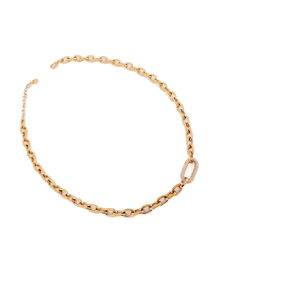 Michaela Diamond Chain Necklace - WATERPROOF from Pretty Simple