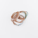 Avary Glass and Metallic Bead Bracelet from Pretty Simple