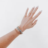 Avary Glass and Metallic Bead Bracelet from Pretty Simple