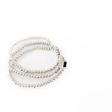 Metallic Glass Bead Stretch Bracelet from Pretty Simple