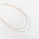 Tani Triple Layer Bead Necklace from Pretty Simple