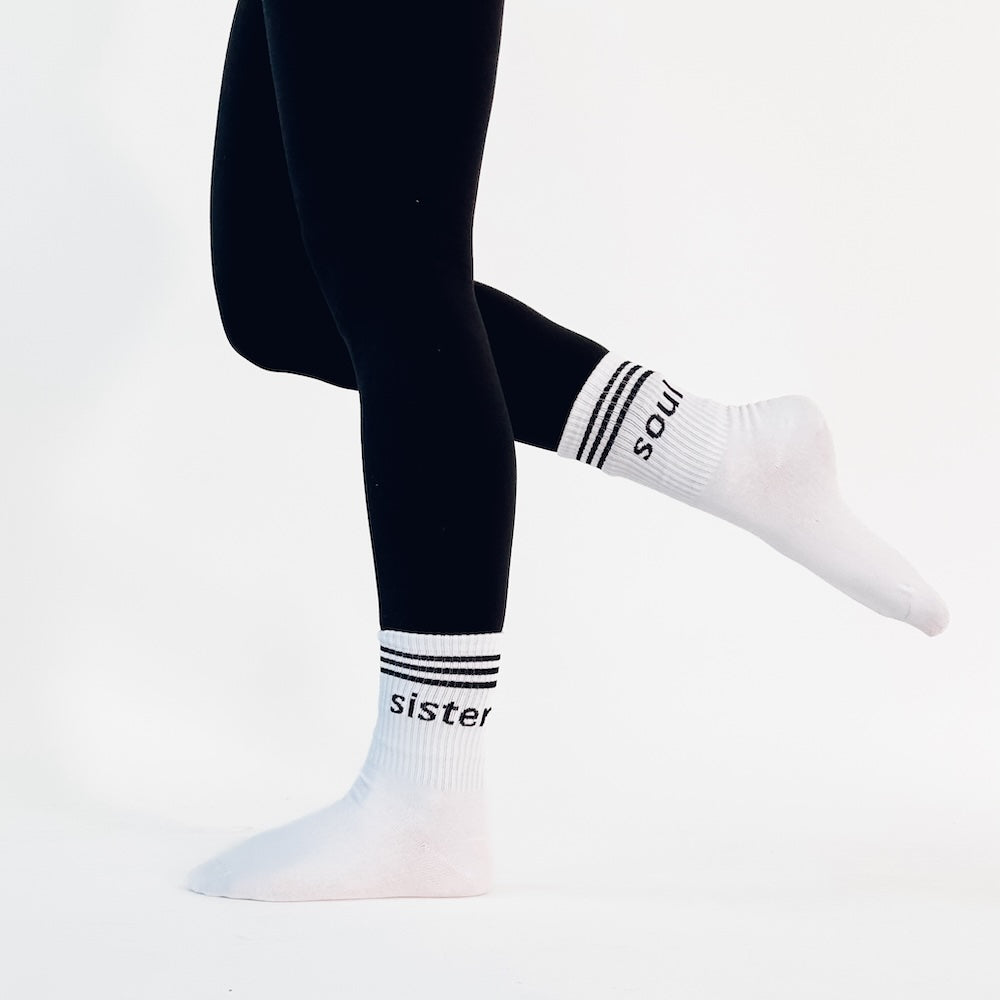 Word Up Stripe Socks from Pretty Simple