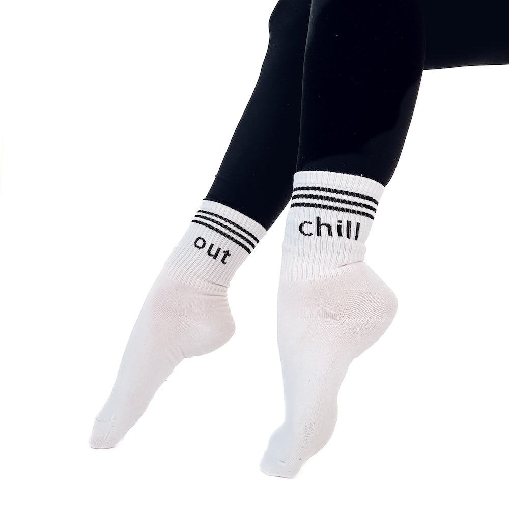 Word Up Stripe Socks from Pretty Simple