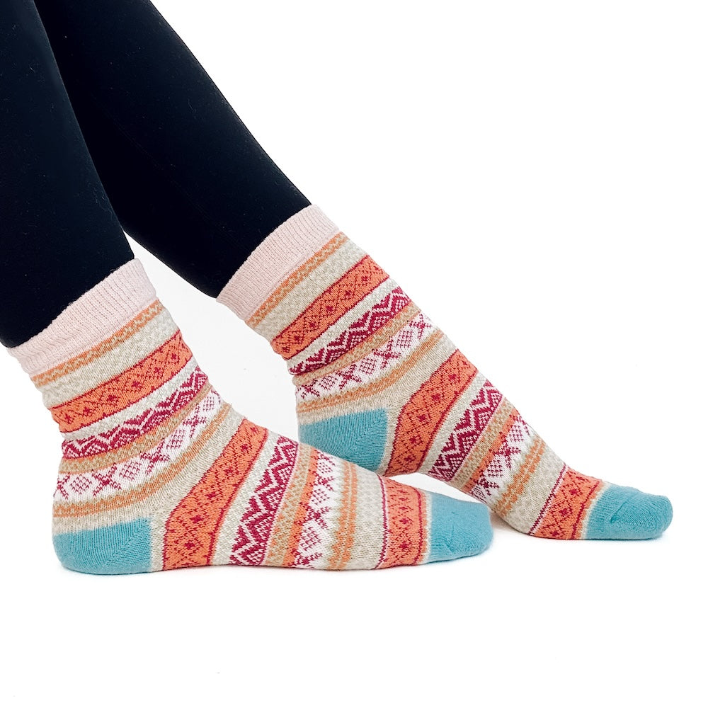 Nordic Mid Calf Socks from Pretty Simple