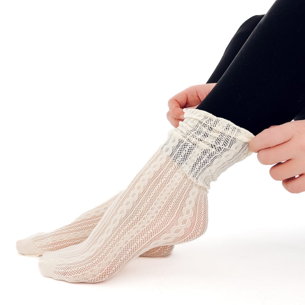 Sawyer Scrunch Mid Calf Socks from Pretty Simple