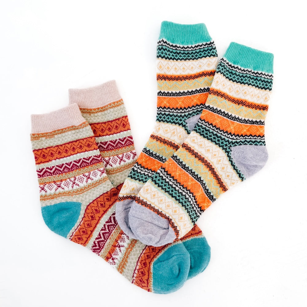 Nordic Mid Calf Socks from Pretty Simple