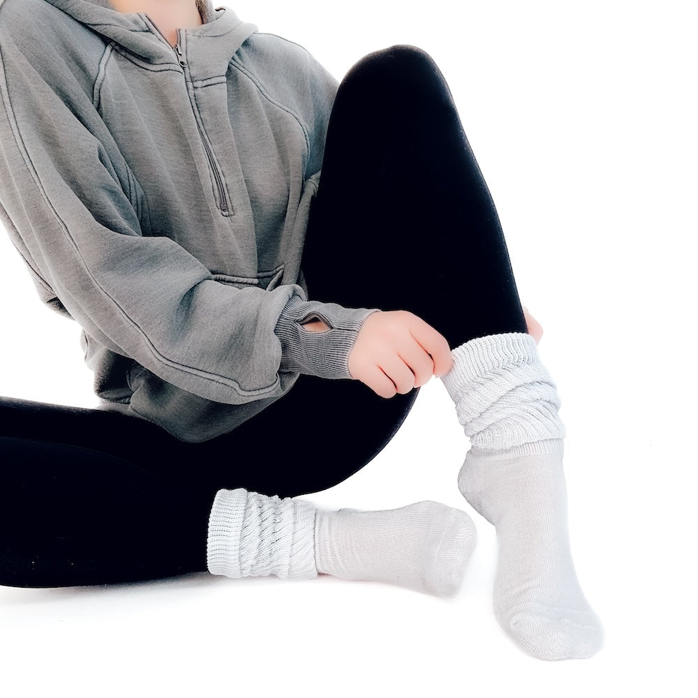 Sarah Scrunch Athletic Socks from Pretty Simple