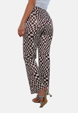 Psychedelic Print High Waist Trousers from London Rag International