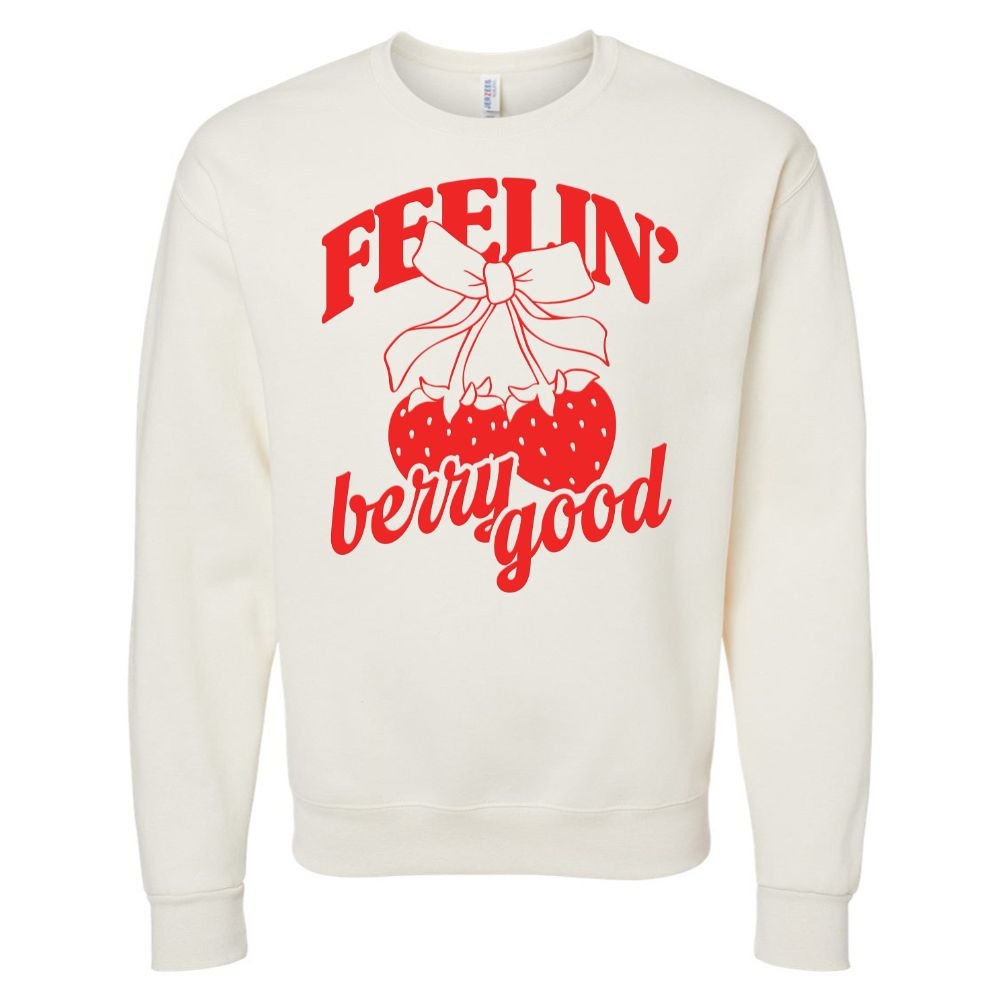 PUFF 'Berries & Bows' Crewneck Sweatshirt from United Monograms