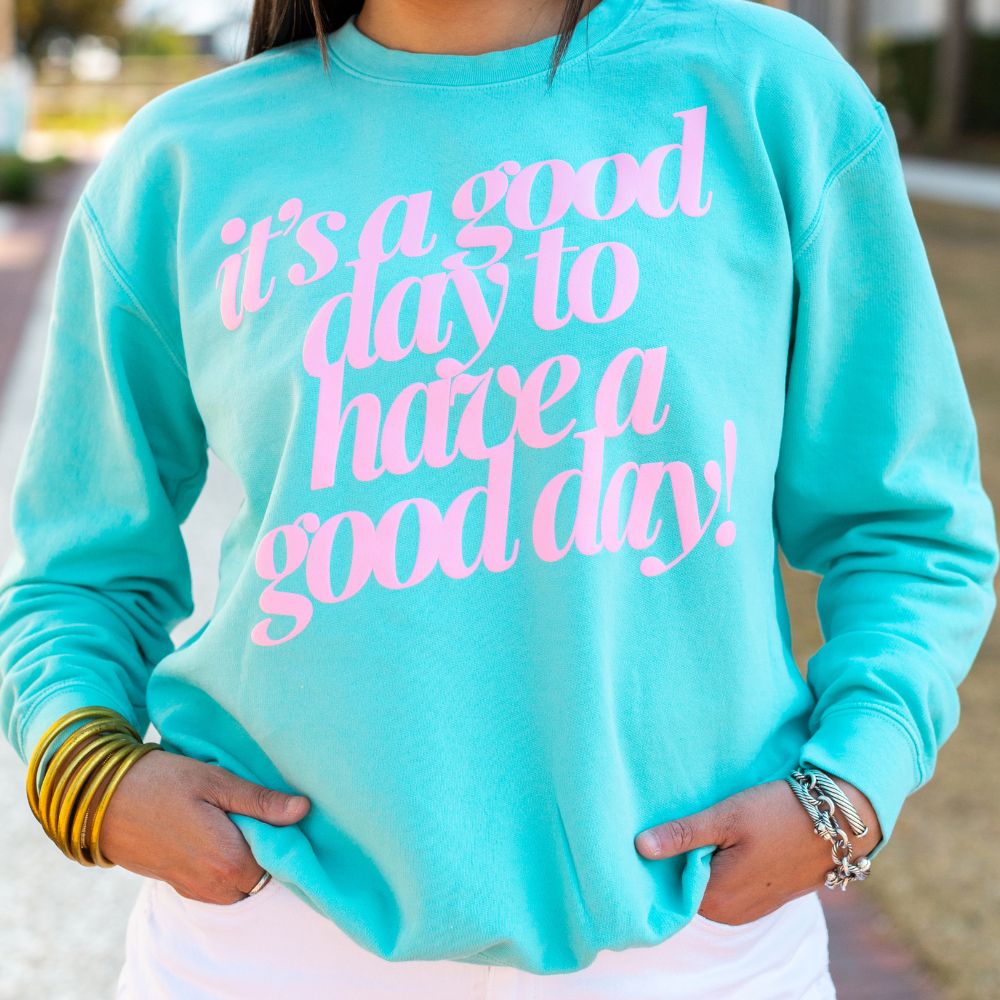 PUFF 'Good Day²' Lightweight Sweatshirt from United Monograms