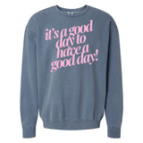 PUFF 'Good Day²' Lightweight Sweatshirt from United Monograms