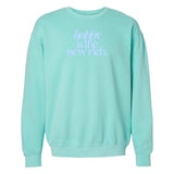 PUFF 'Happy Is The New Rich' Lightweight Sweatshirt from United Monograms