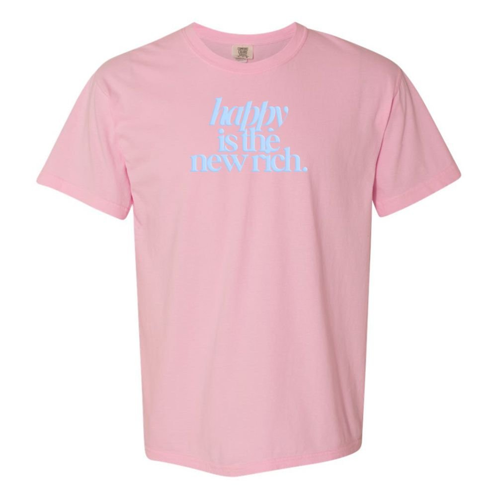 PUFF 'Happy Is The New Rich' T-Shirt from United Monograms