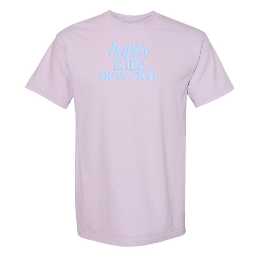 PUFF 'Happy Is The New Rich' T-Shirt from United Monograms