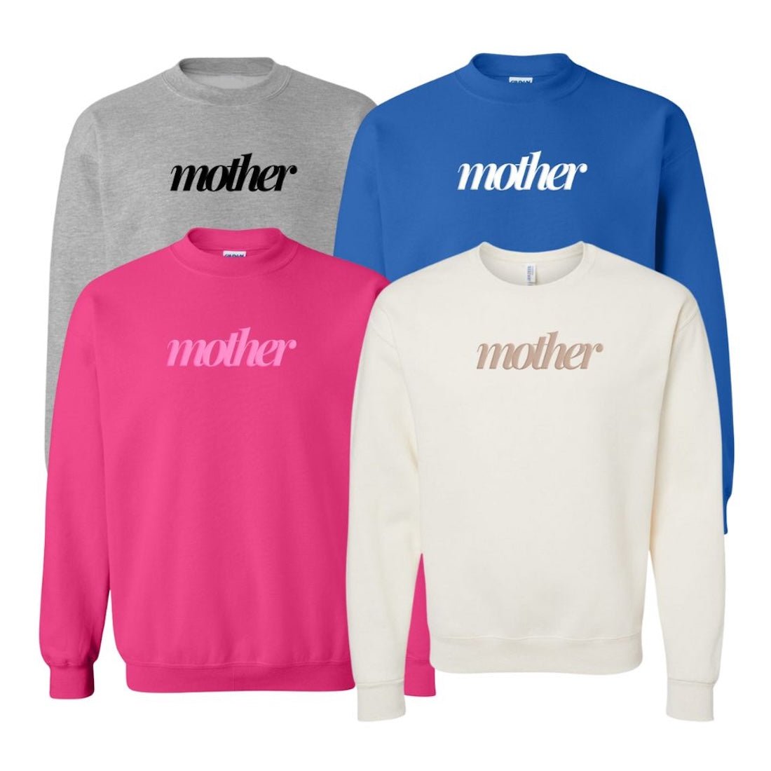 PUFF 'Simply Mother' Crewneck Sweatshirt from United Monograms