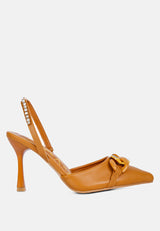 Pull Me Diamante Embellished Chain Sandals from London Rag International