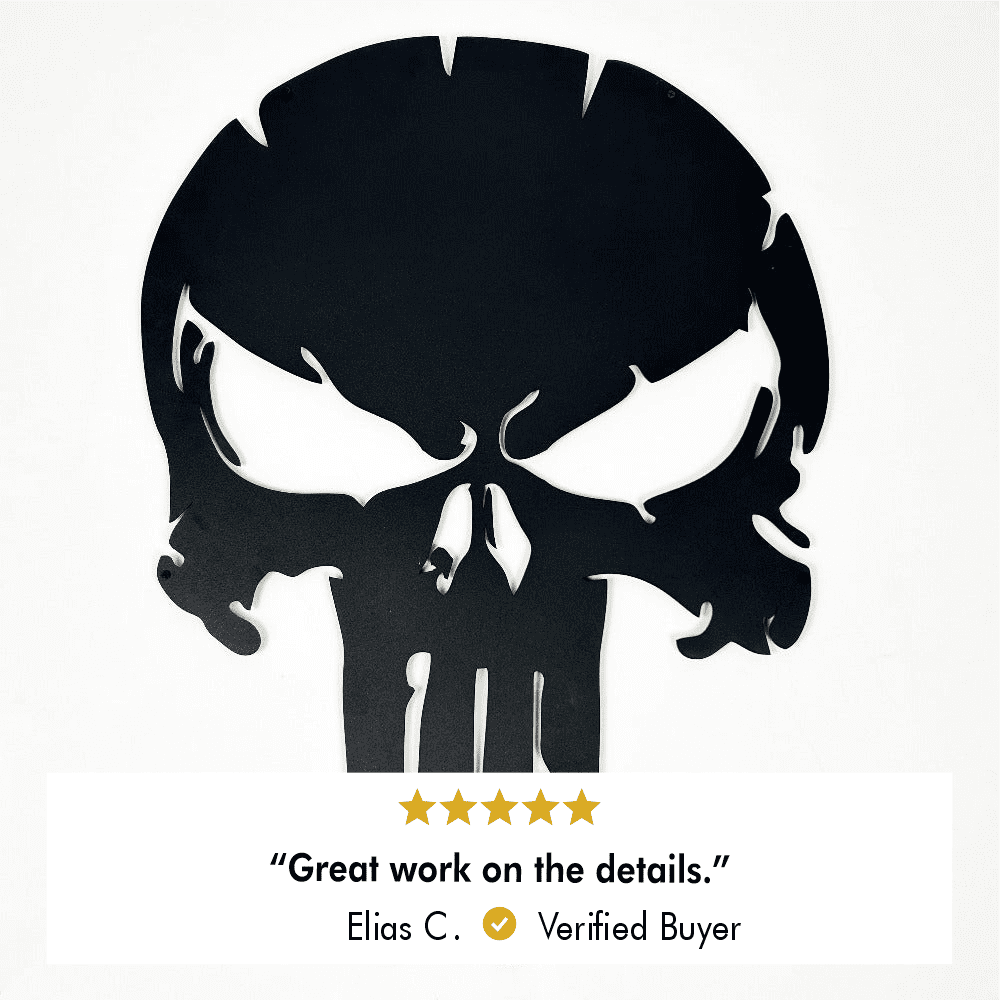 Metal Punisher Wall Art from VITAHOME DESIGN LLC