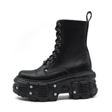Women's Punk Platform Ankle Boots Strap from Kawaii Stop