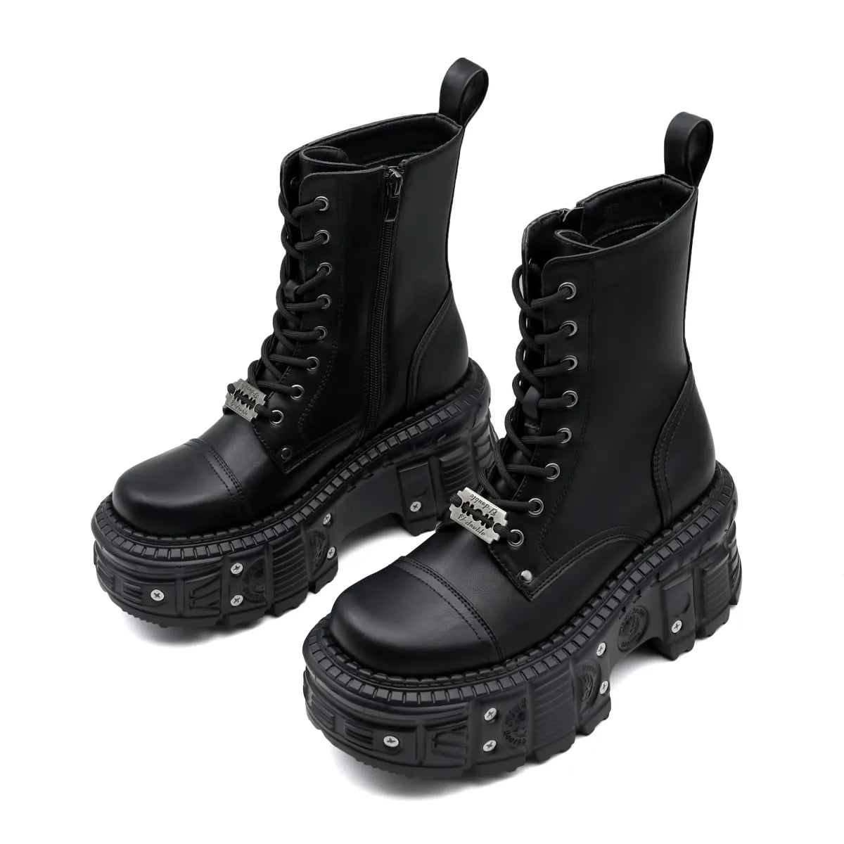 Women's Punk Platform Ankle Boots Strap from Kawaii Stop