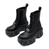 Women's Punk Platform Ankle Boots Strap from Kawaii Stop