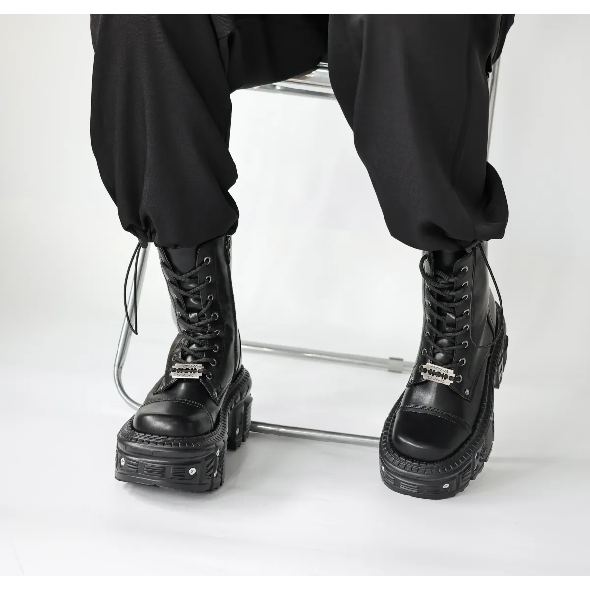 Women's Punk Platform Ankle Boots Strap from Kawaii Stop